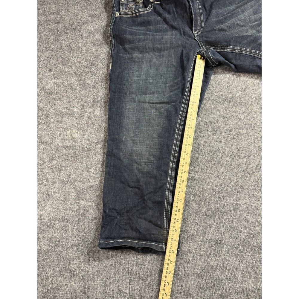 Seven7 Women’s Dark Blue Denim Luxury Jean Capris – Size 16 – Stretch – NWT - Picture 3 of 11